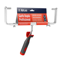 Garfo Duplo Profissional Ajustável Atlas Para Rolo 30 A 46cm