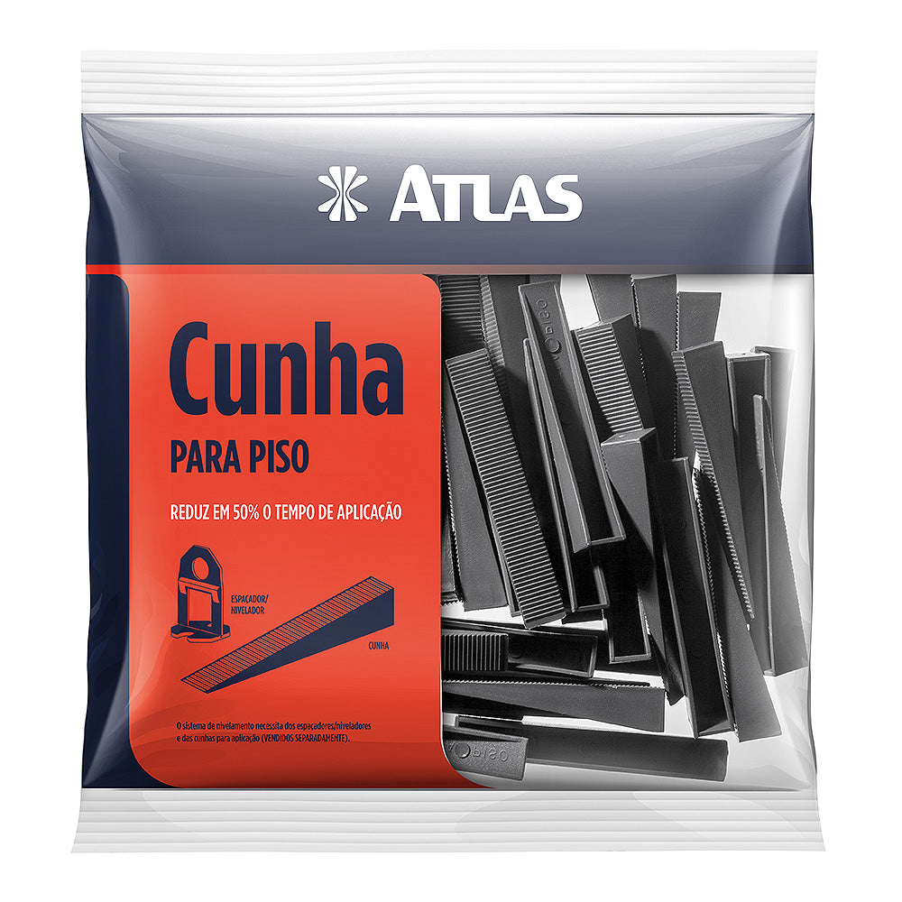 ATLAS CUNHA PARA NIVELADOR PISO C/ 50PCS