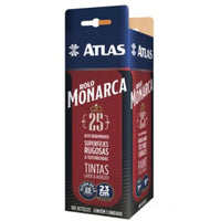 Rolo De Pintura Lã Sintética Monarca 23cm 25mm Atlas