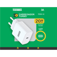 Carregador Turbo Brasilux Usb-c 20w Pd Autovolt