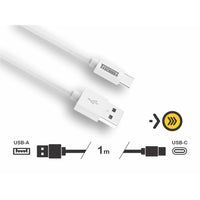 Cabo Carregador Brasilux Usb-A Para Usb-C 1 Metro 2A Branco