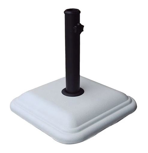 Base Para Guarda-Sol Mor Quadrada Em Concreto 12kg