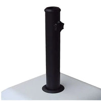 Base Para Guarda-Sol Mor Quadrada Em Concreto 12kg