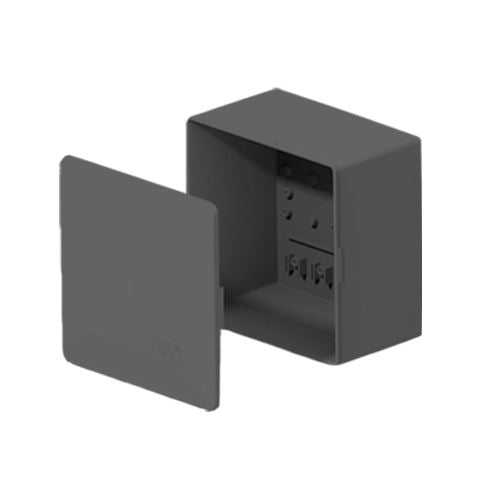 Caixa De Passagem Deep Box 15x15x9cm Eletroduto Cinza Inpol