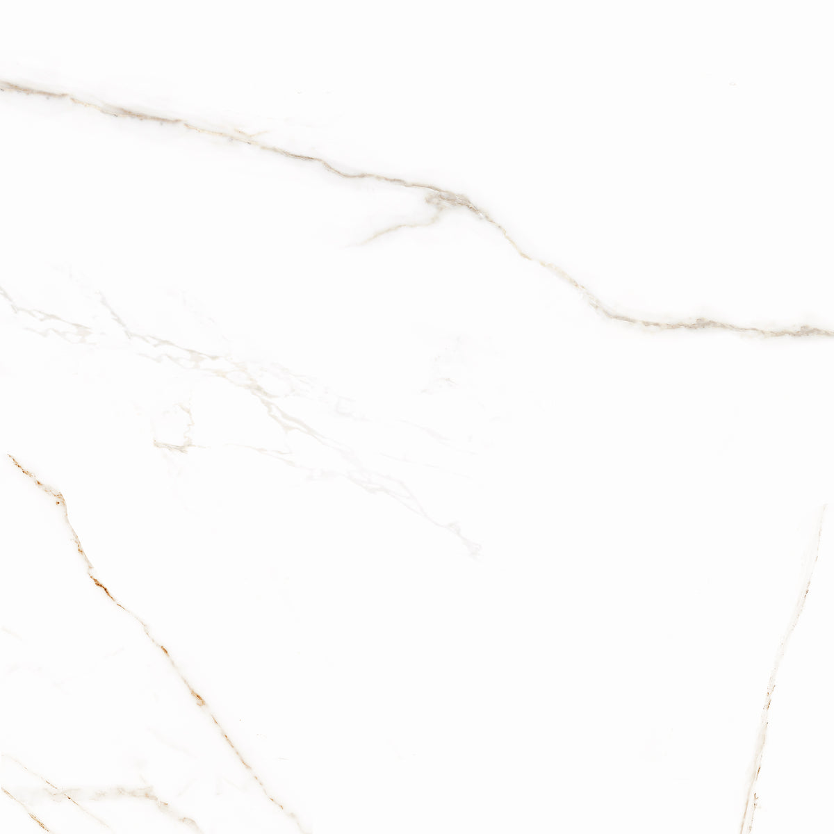 Piso Cerâmico Calacata Gold Polido 72x72cm Retificado 2,07m² Angelgres