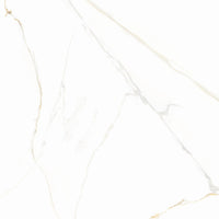 Piso Cerâmico Calacata Gold Polido 72x72cm Retificado 2,07m² Angelgres