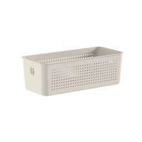 Cesto Organizador Flow Martiplast 27x15x10cm Bege