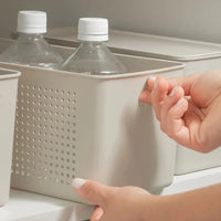 Cesto Organizador Flow Martiplast Bege 34x15x13cm