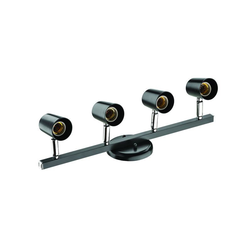 Spot Trilho Versátil Dital 4 Lâmpadas Alumínio Preto 56cm