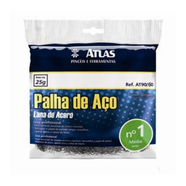Palha Aço 25g Atlas