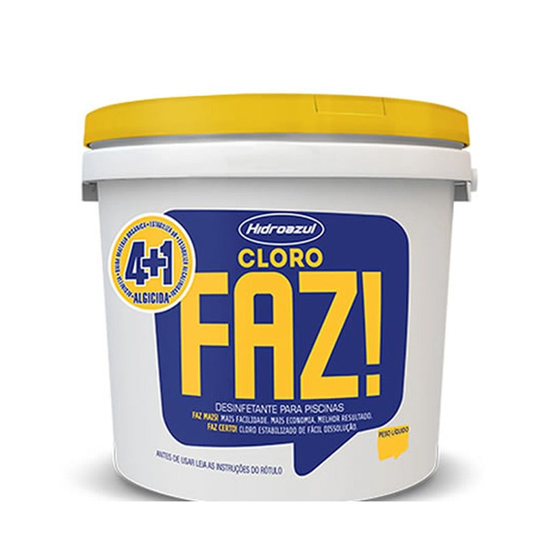 Cloro Faz 4+1 10kg Hidroazul