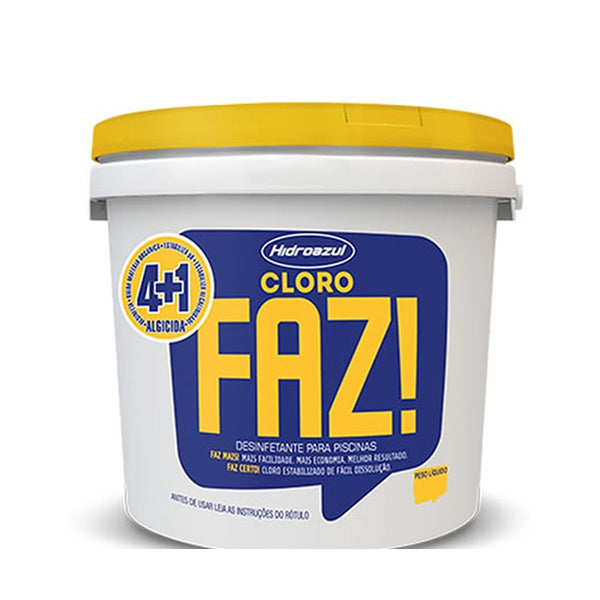 Cloro Faz 4+1 10kg Hidroazul