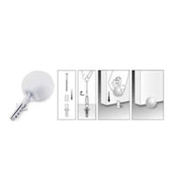 Cartela Batente Bola Branco para Porta Bemfixa