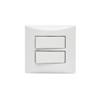 Sistema-(x) 2 Interruptor Simples Juntos Brava