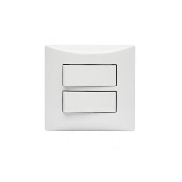 Sistema-(x) 2 Interruptor Simples Juntos Brava