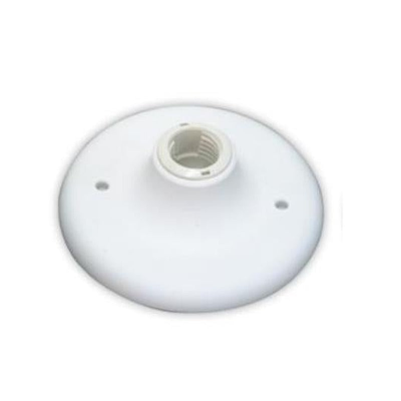 Plafon PVC com Soquete Cerâmico Branco Taschibra