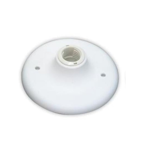 Plafon PVC com Soquete Cerâmico Branco Taschibra