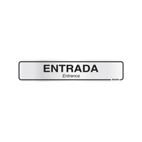 Placa Alumínio 5x25 - Entrada