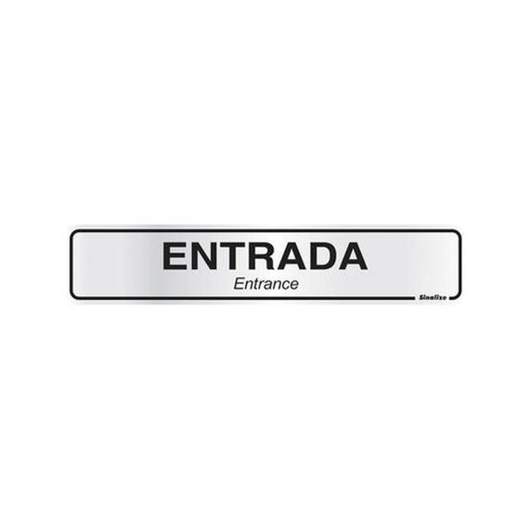 Placa Alumínio 5x25 - Entrada