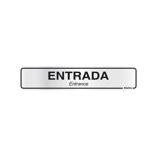 Placa Alumínio 5x25 - Entrada