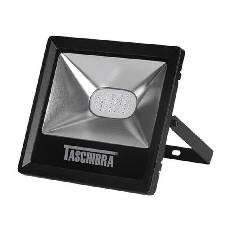 Refletor Led TR 20W Luz Verde Preto Taschibra