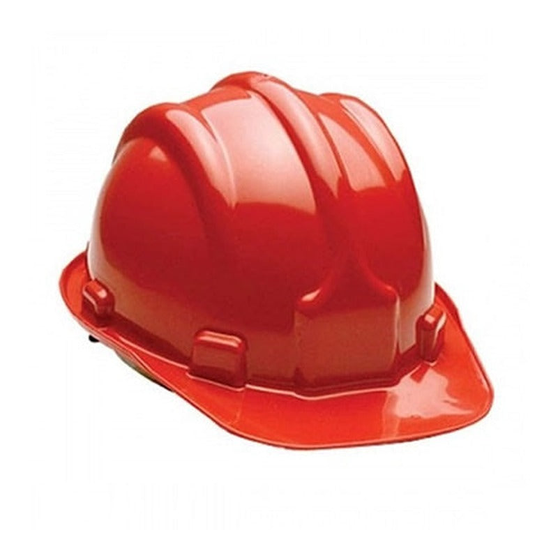 Capacete Aba Frontal Polietileno Vermelho Worker