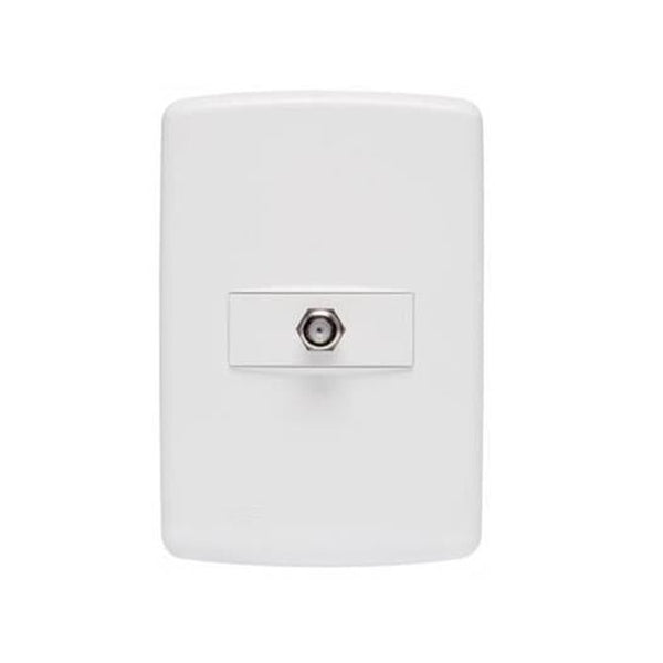 Tomada 1 para Cabo Coaxial Duale Up Iriel