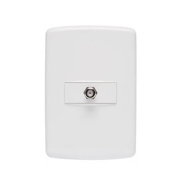 Tomada 1 para Cabo Coaxial Duale Up Iriel