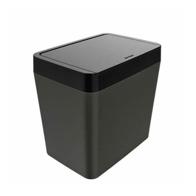 Lixeira 5L Preta / Cinza - Crippa