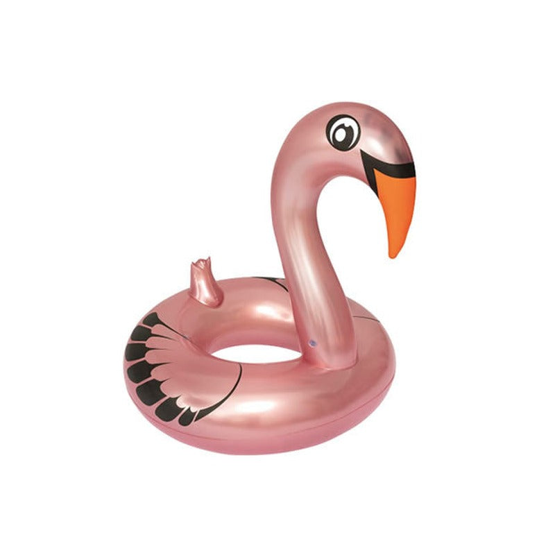 Boia Cisne Perolado Rosa com Abertura Mor