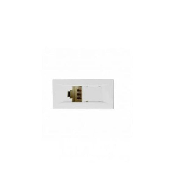 Tomada 1 RJ45 Cat 5E Duale Up Iriel