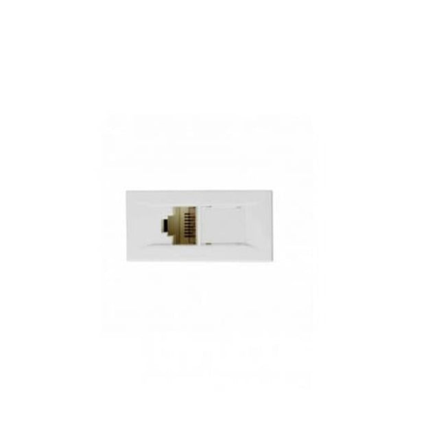 Tomada 1 RJ45 Cat 5E Duale Up Iriel