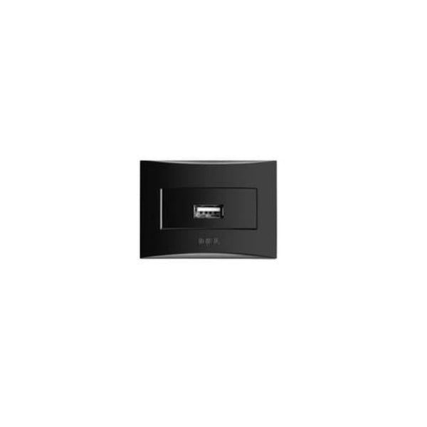 Carregador Módulo USB Preto Brava Iriel