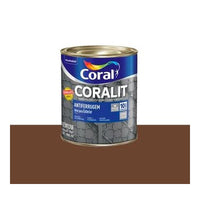 Tinta Esmalte Antiferrugem Coralit 900ml Tabaco Coral