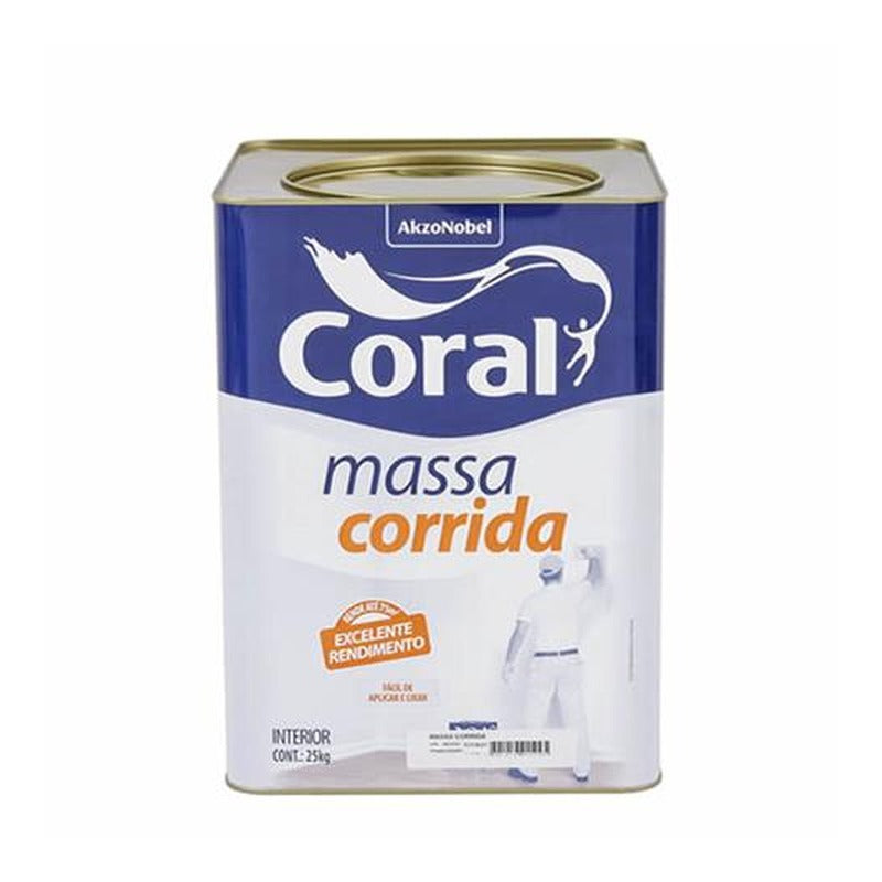 Massa Corrida 18L 25kg Coral