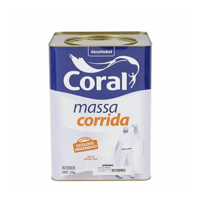 Massa Corrida 18L 25kg Coral