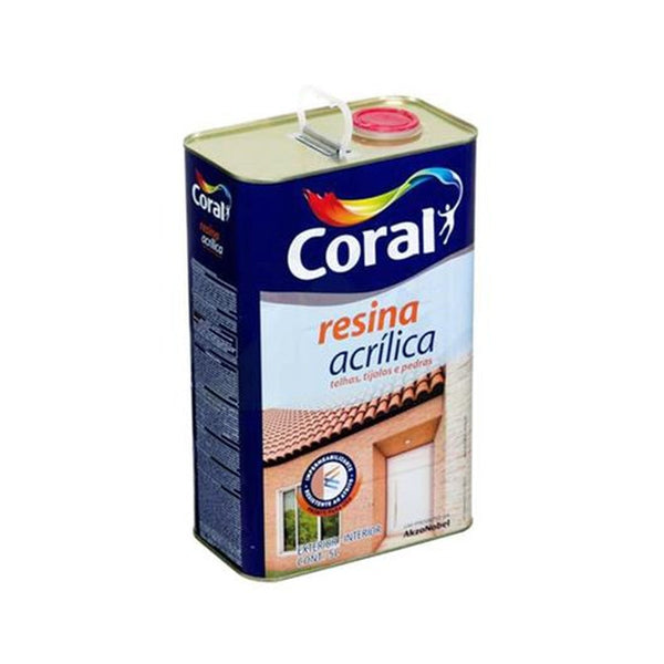 Resina Acrílica 5L Coral