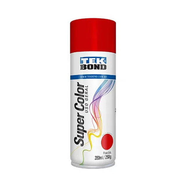 Tinta Spray Uso Geral Vermelho 350ml Tekbond