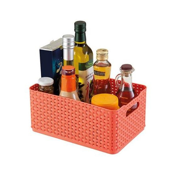 Caixa 3 Rattan 4,5L 27,5 x 18 x 12 Flamingo Arthi