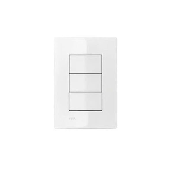Placa Cega 4x2 + Suporte Iris Iriel Conjunto