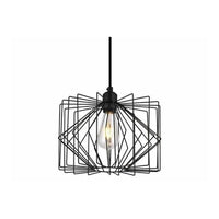 Lustre Pendente Ilusion G Preto 1XE27 Taschibra