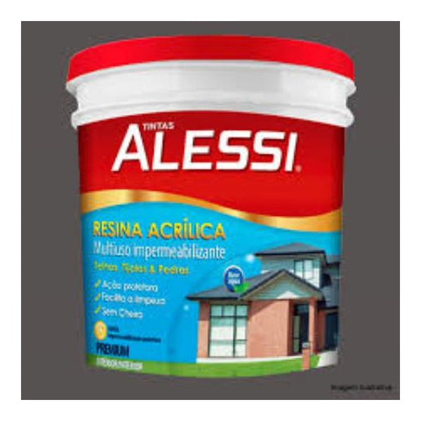Resina Acrílica Multiuso Cerâmica Telha 18L Base Água Alessi