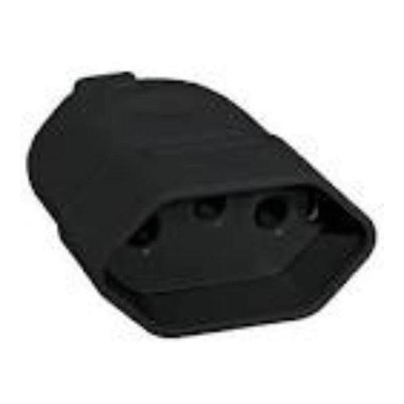 Plug Femea 2P+T 20A Preto Tramontina
