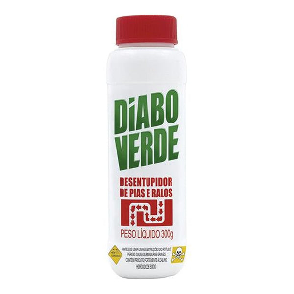 Desentupidor 300g para Pias e Ralos - Diabo Verde