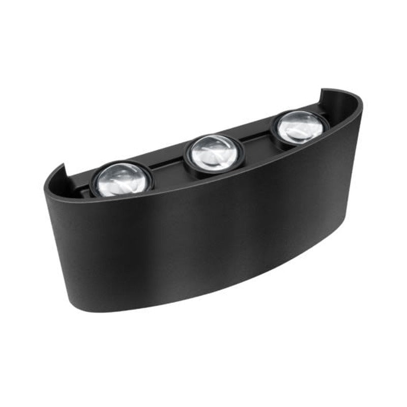 Arandela Lentille Trois Sobre Preto Led 6W 6500K Auto Lumanti