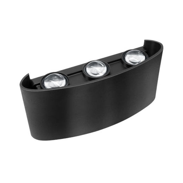 Arandela Lentille Trois Sobre Preto Led 6W 6500K Auto Lumanti