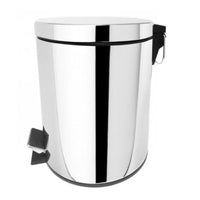 Lixeira Inox 05L com Pedal 21x21x24cm Vila