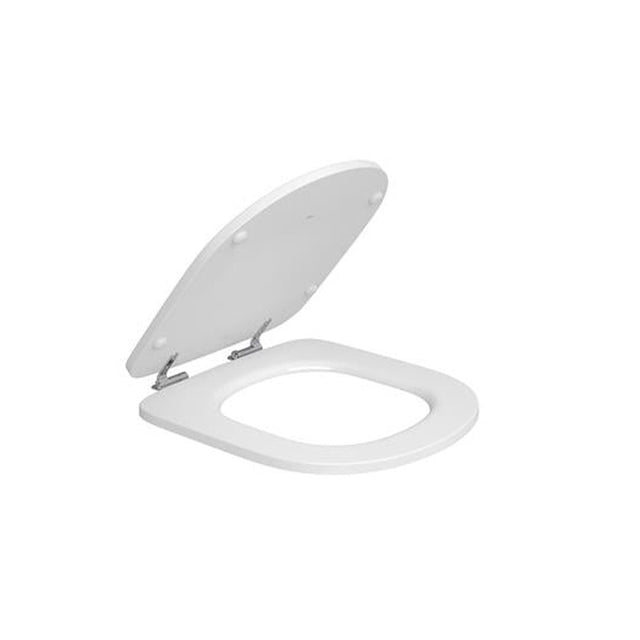 Assento Poliéster Fixação Cromada Vogue Plus Branco Gelo Deca L