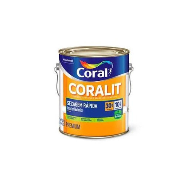 Tinta Esmalte Coralit Total Acetinado Balance 3,6L Branco Coral