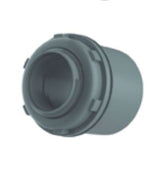 CONECTOR BOX RETO 1" P/ ELETRODUTO CINZA - INPOL